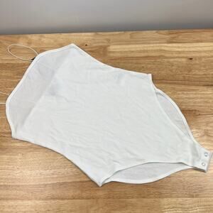 Wild Fable Women's White Spaghetti Strap Bodysuit - Size XS - NWT